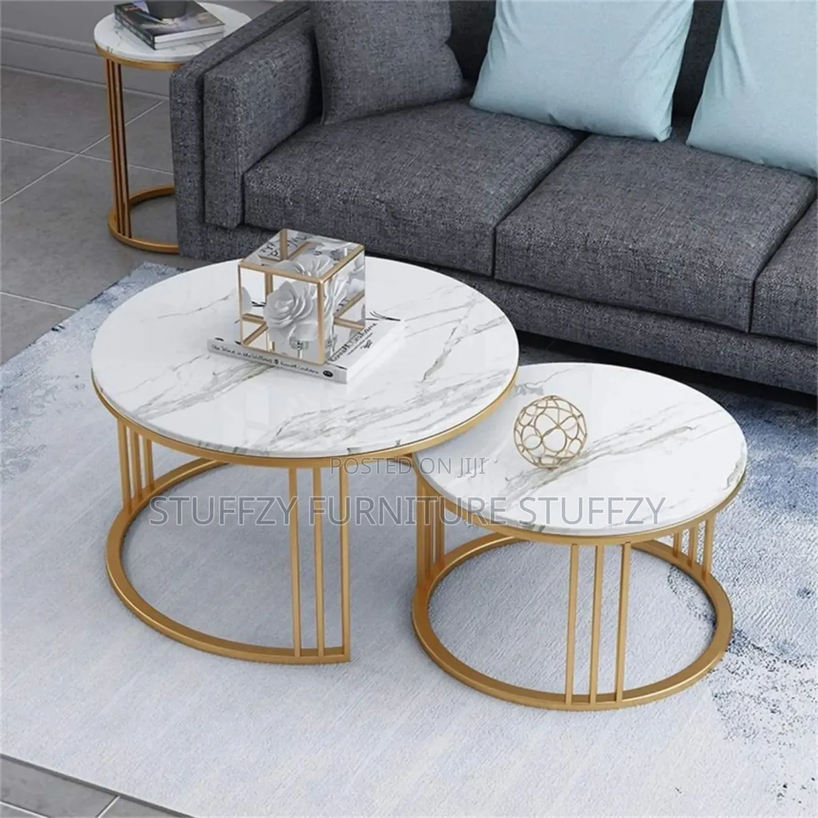 Stuffzy Unique Marble Center Table