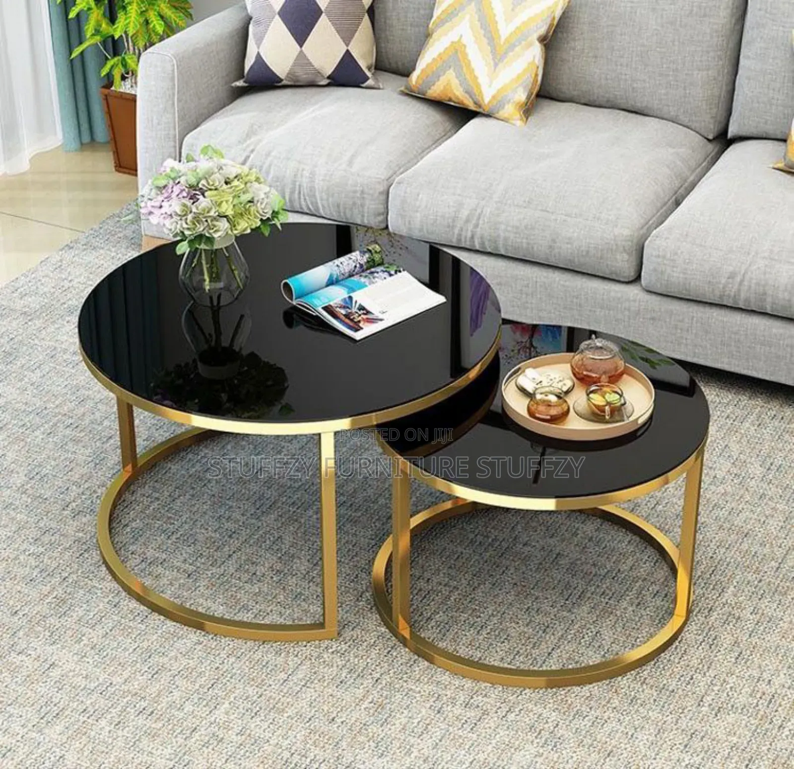 Stuffzy Unique Marble Center Table