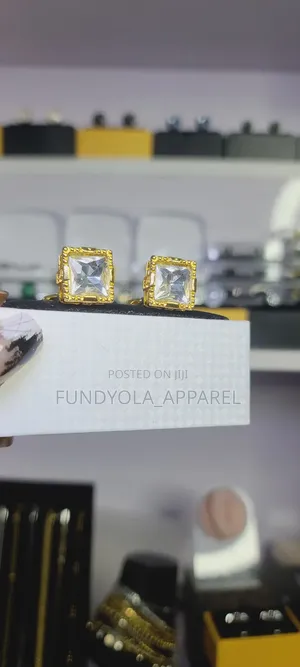 Gold Engrave Quality Cufflinks