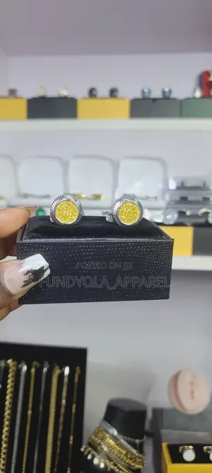 Yellow Touch Quality Cufflinks