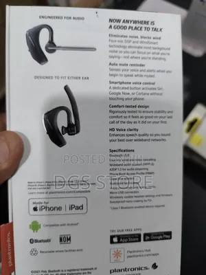 Plantronics Voyager 5220 Bluetooth Earbuds With Alexa