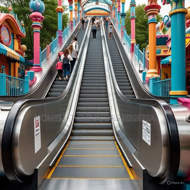 Escalators in Theme Parks Keeping Visitors Moving