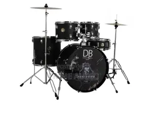 Db Drum Set (Evolution Matt Black -grain) With Drum Kits
