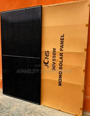 JCN Solar Panels 550watts Black