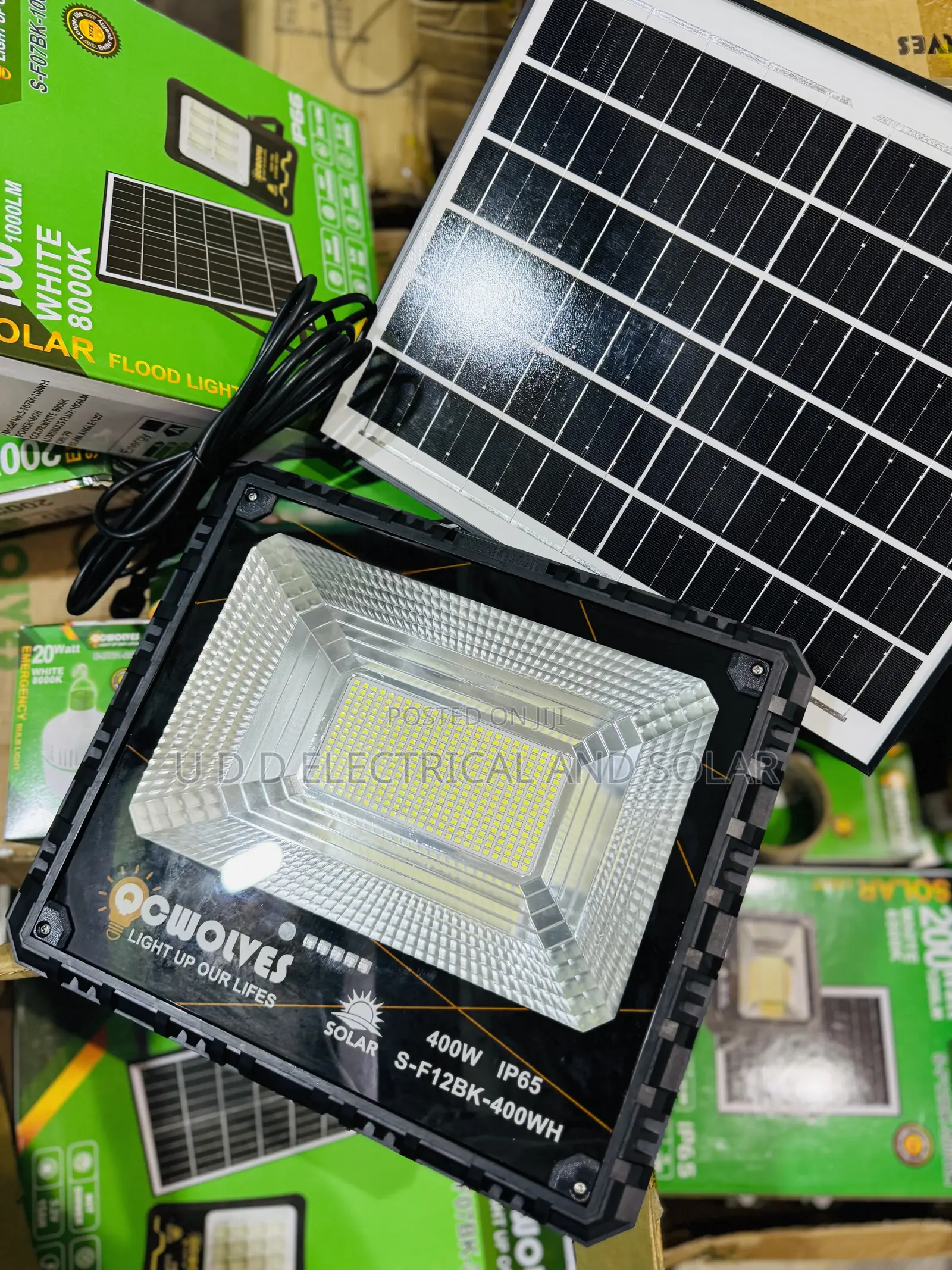 400watts Solar Flood Light Very Bright and Quality