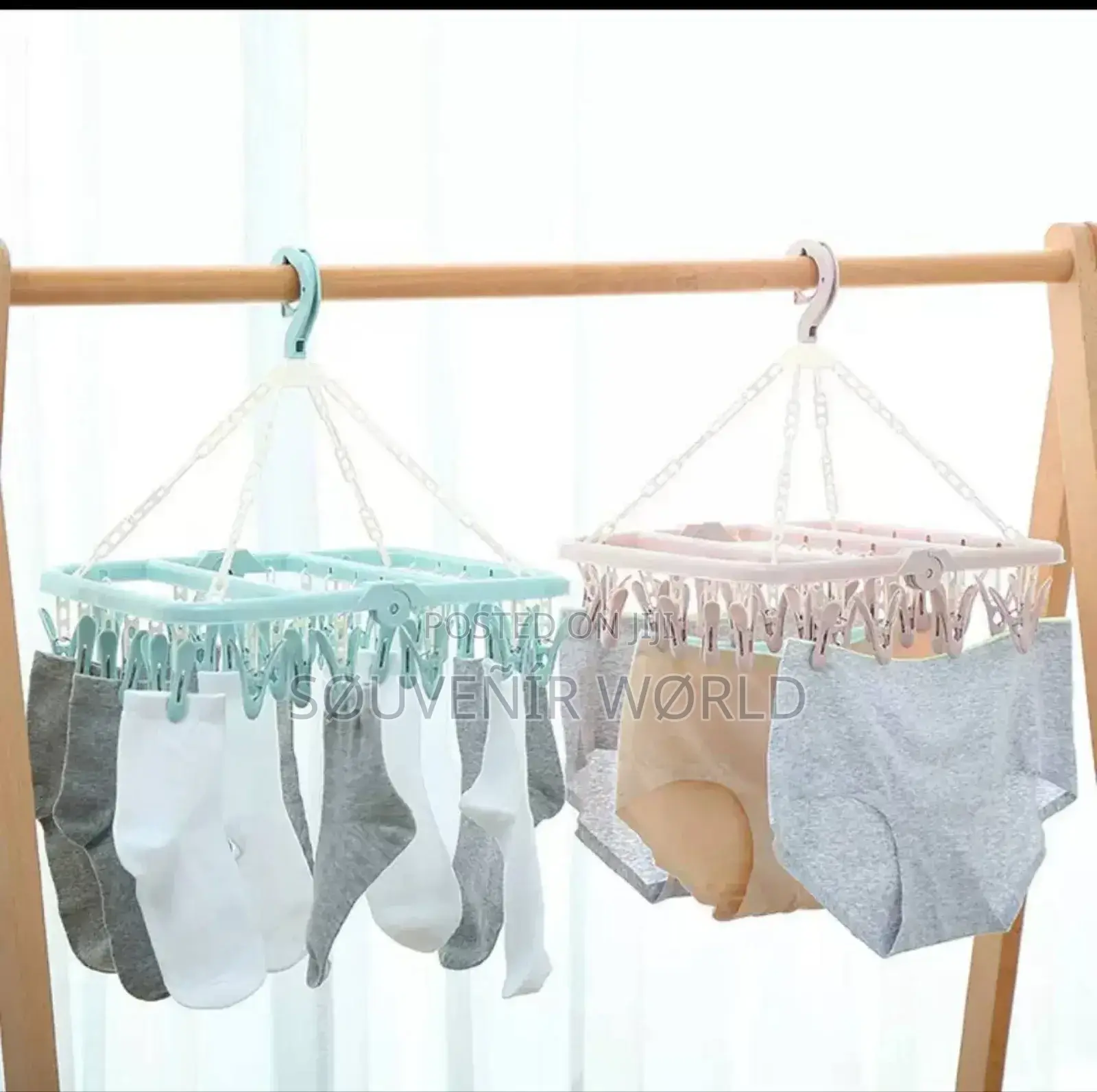 Windproof Socks Drying Hanger