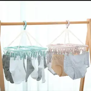 Windproof Socks Drying Hanger