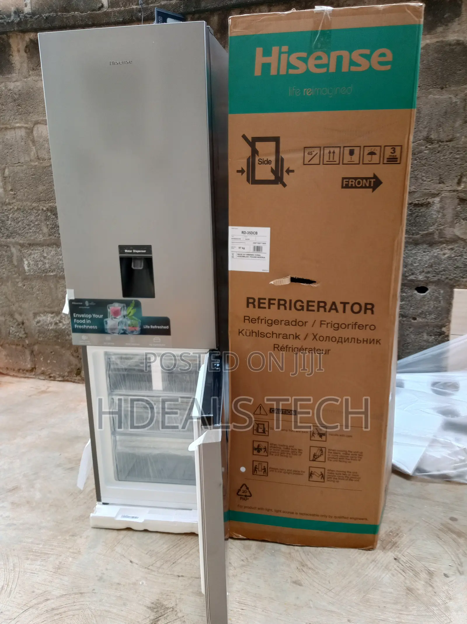 Convenience Capacity: Hisense Rd-35dcb 264l Refrigerator