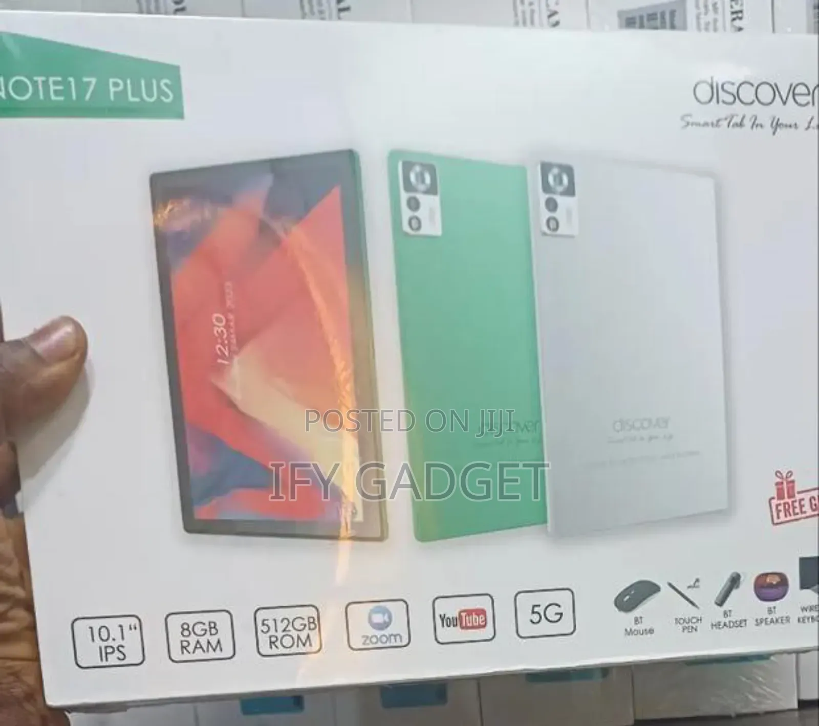 New Discover Note 17 Plus 8 GB Silver