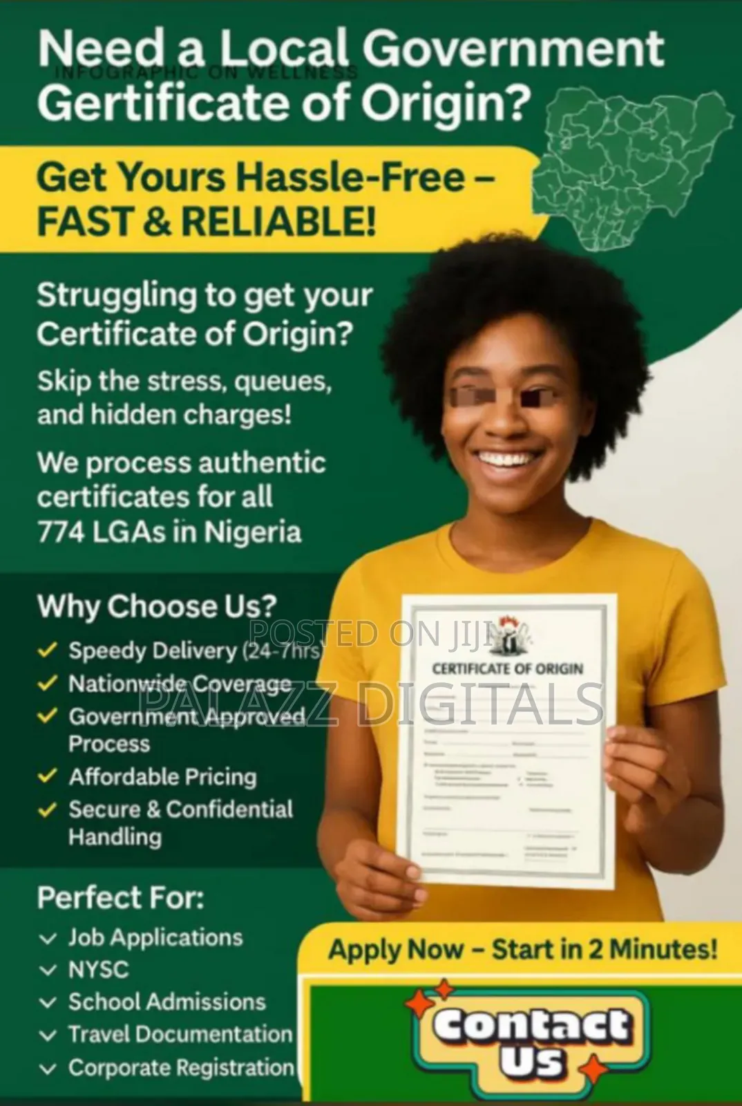 Certificate of Origin
