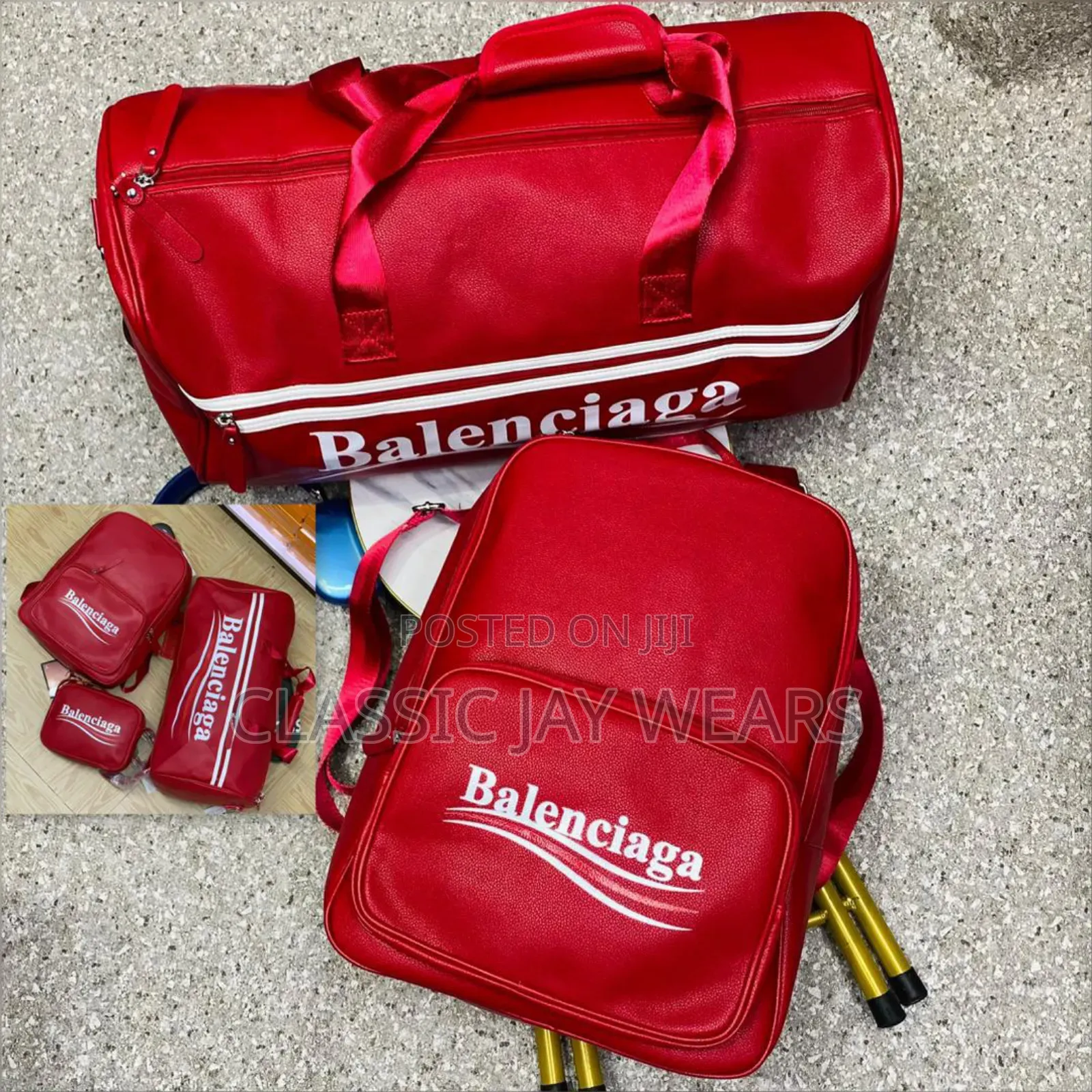 Red Balenciaga Combo Available