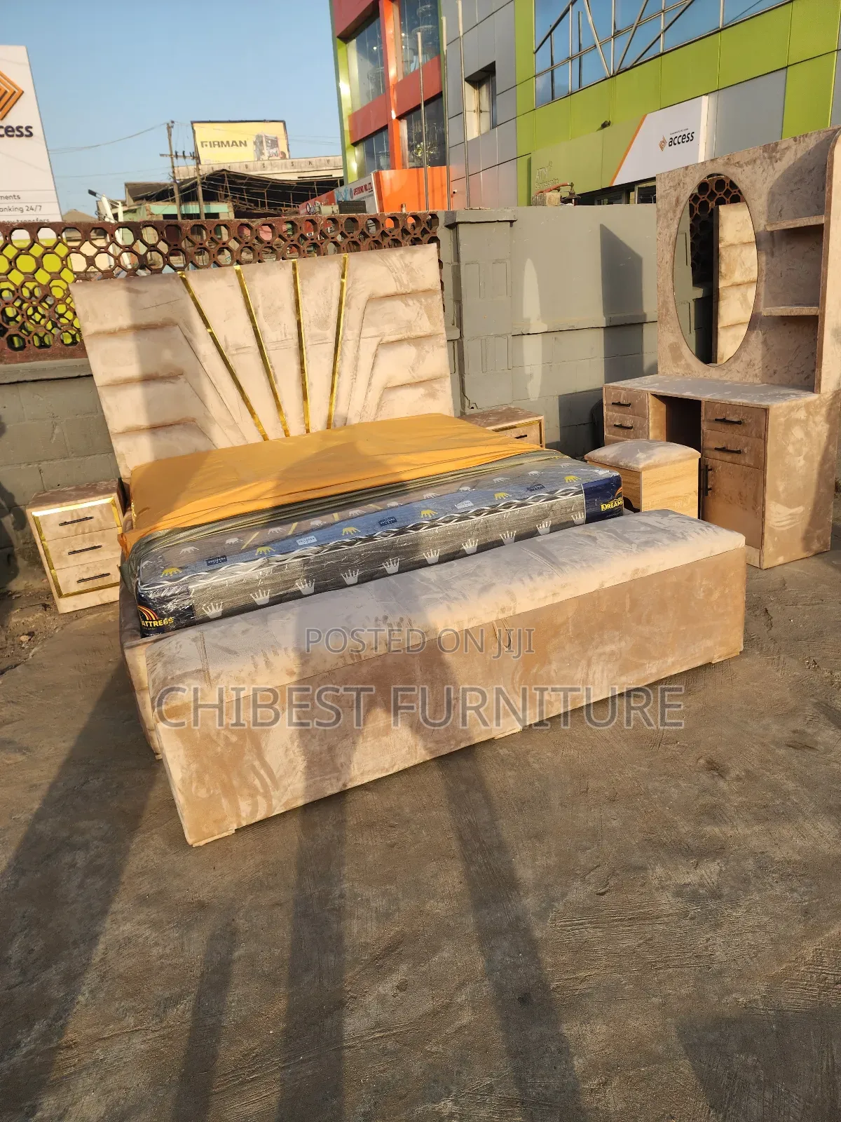 Modernized Family King Size 6by6 Bed.