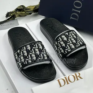 Photo - Top Quality Luxury Designer Slides Dior Well Branded Package