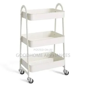 3 Layer Metal Multipurpose Trolley