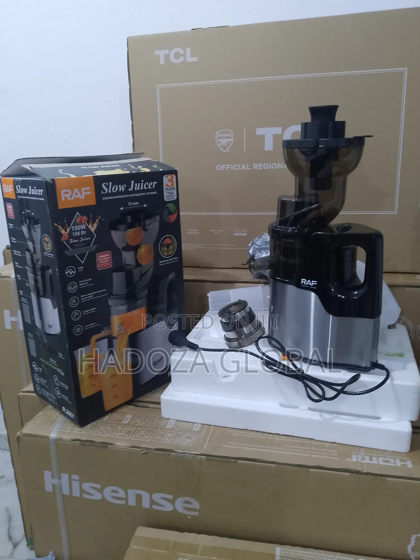150w Raf Slow Juicer Machine With Reverse Function
