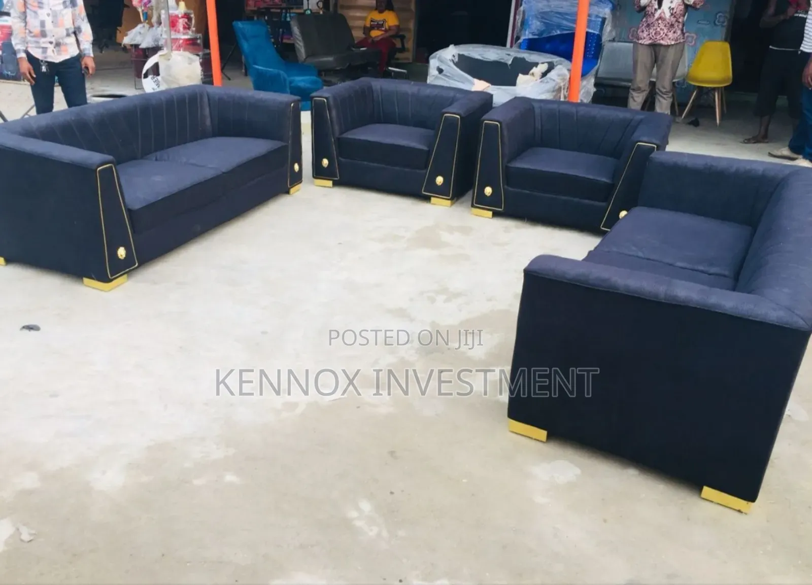 7 Seaters Tranquil Sofa Sets of Chairs
