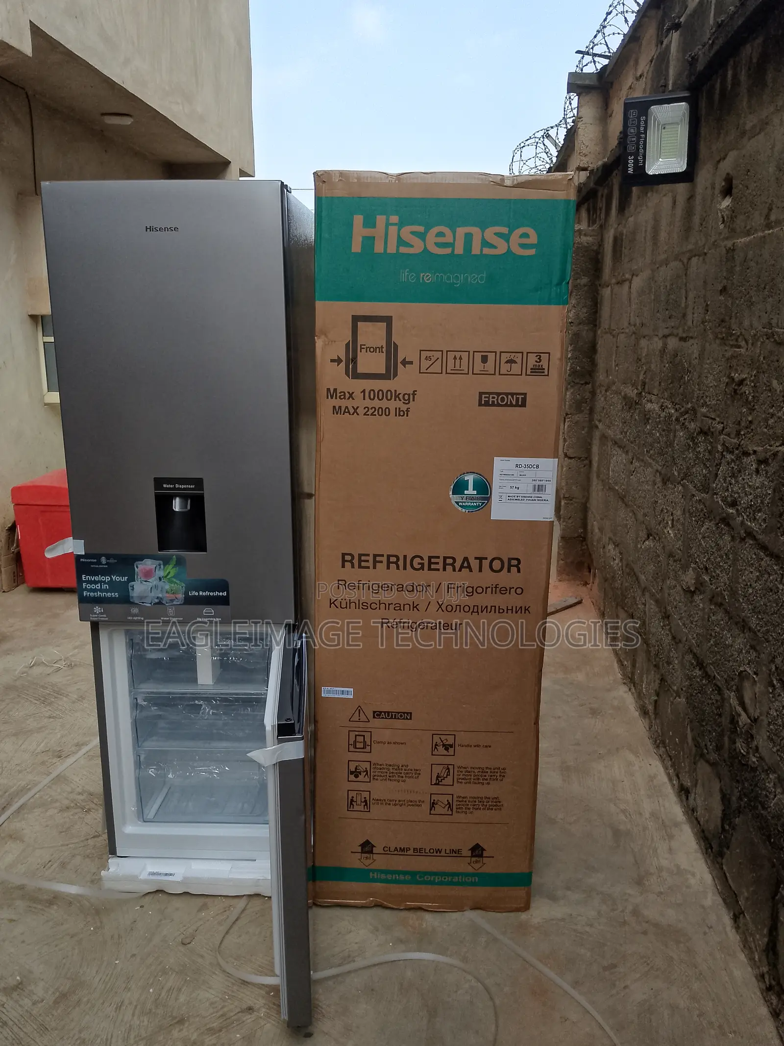 Trusted Brand Hisense 35dcb-Rd Rergerator- Double Door
