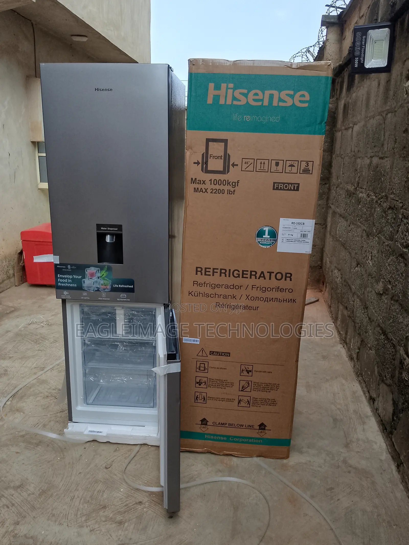 Cost-Effective Hisense 35dcb-Rd Refrigerator-Dispenser Model