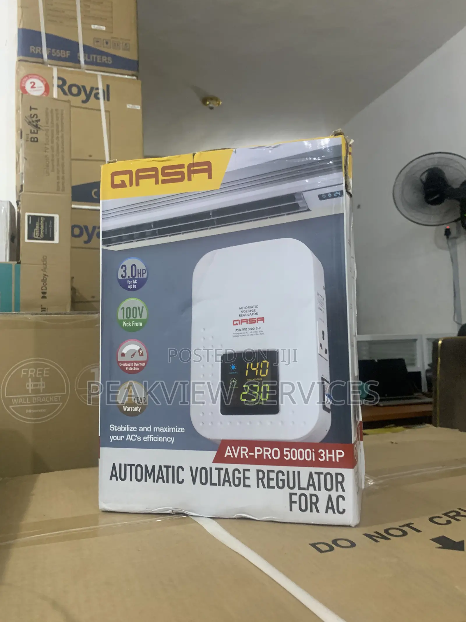 Efficient Power Management With Qasa 5000w Wall Stabilizer