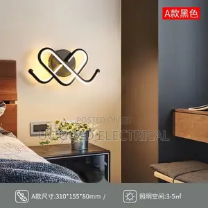 Minimalist Style Wall Lamp Bedhead Led Lumens Bedroom