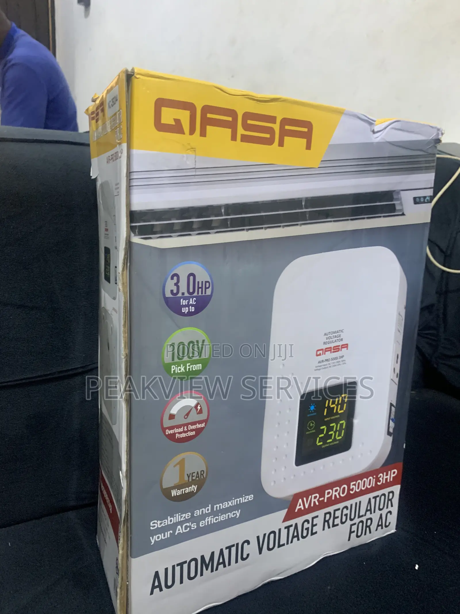 Mount Confidence on Your Wall-Qasa 5000w Power Stabilizer