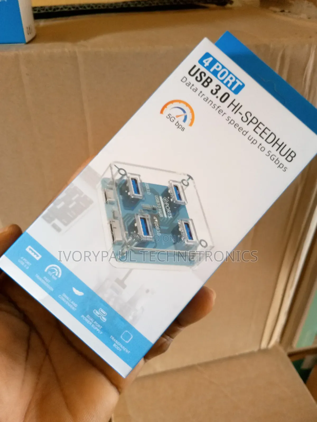 4-Port Usb Transparent Hub
