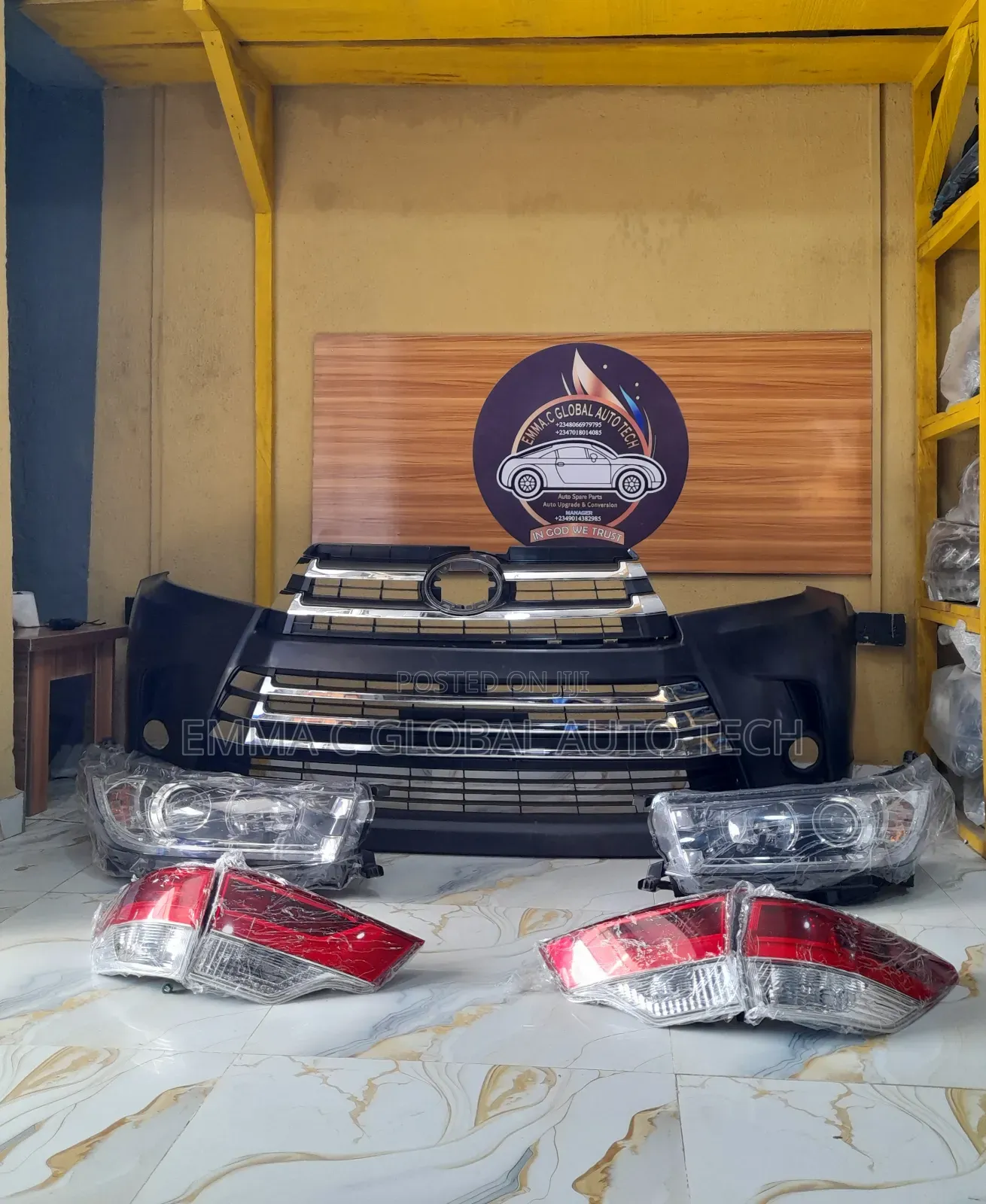 Upgrading Kit Toyota Highlander 2018