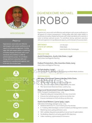 Computing IT CV