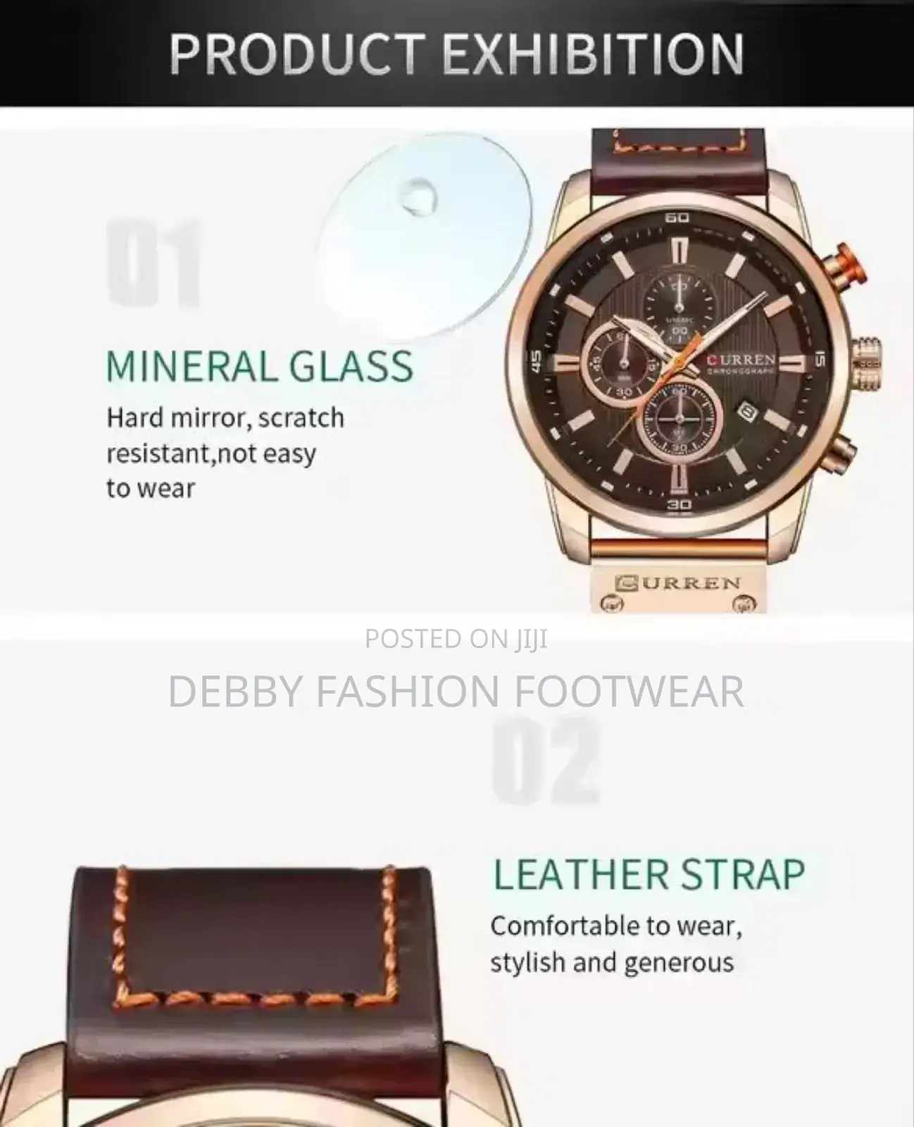 Curren Leather Watch