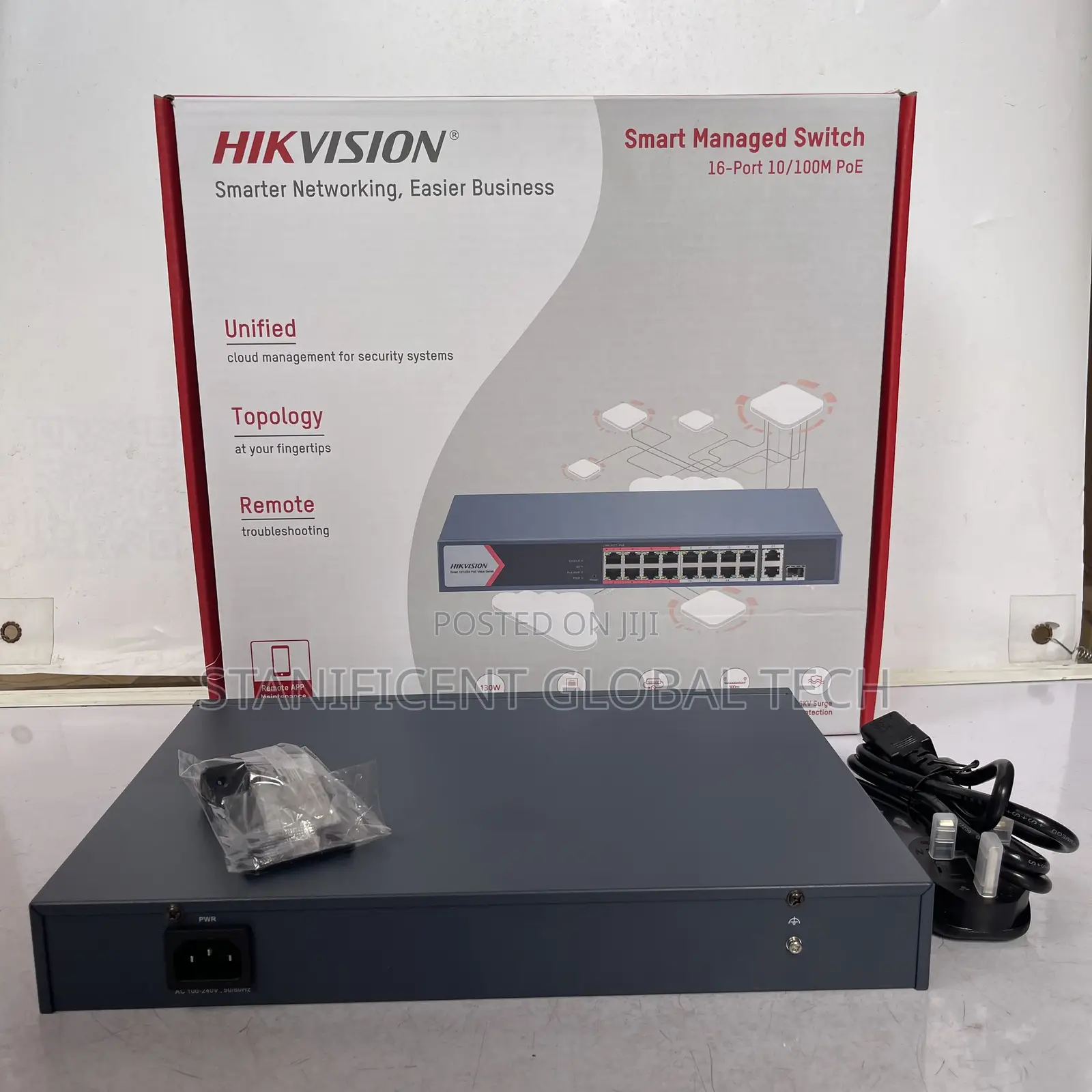 Hikvision 16port Smart Managed Poe Switch