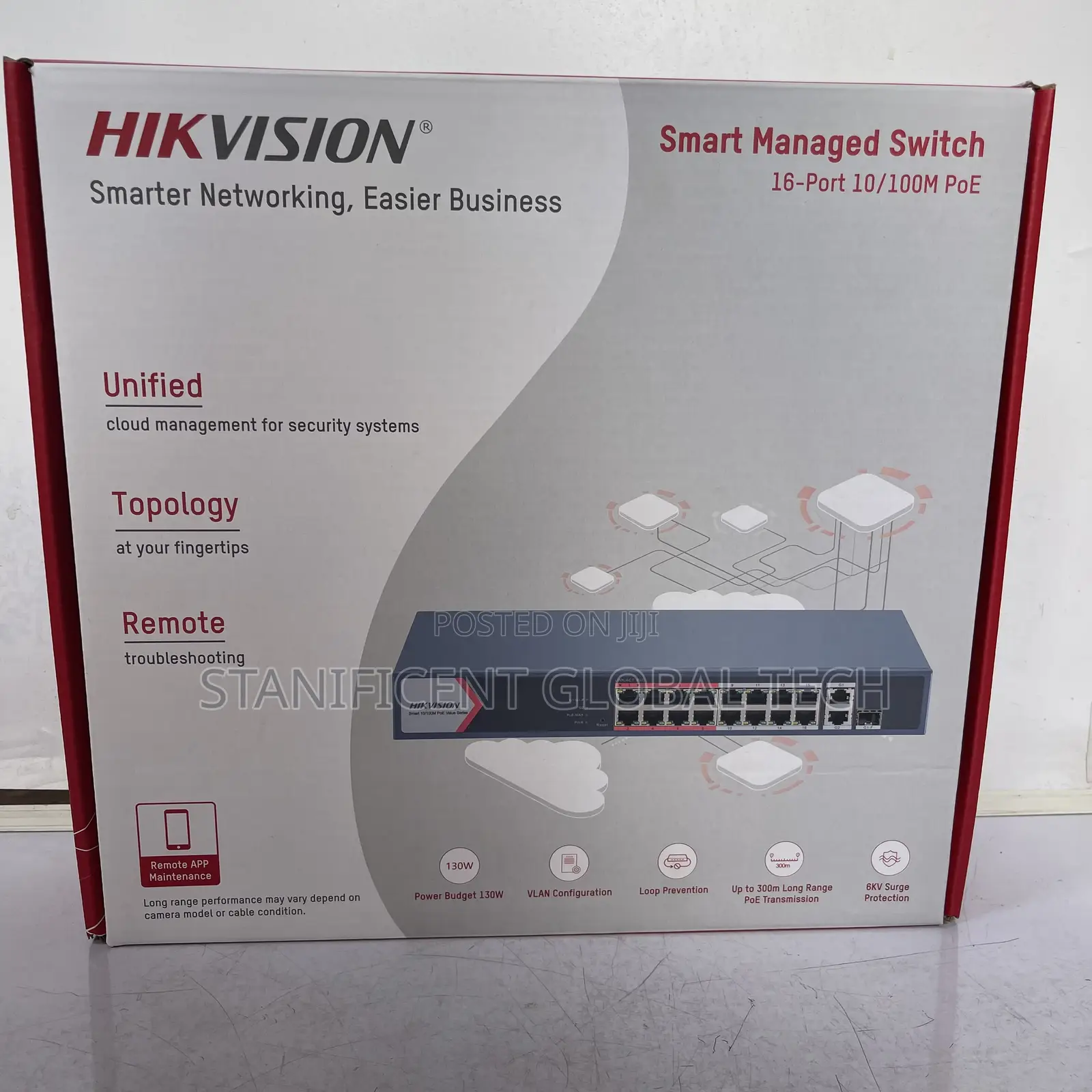 Hikvision 16port Smart Managed Poe Switch