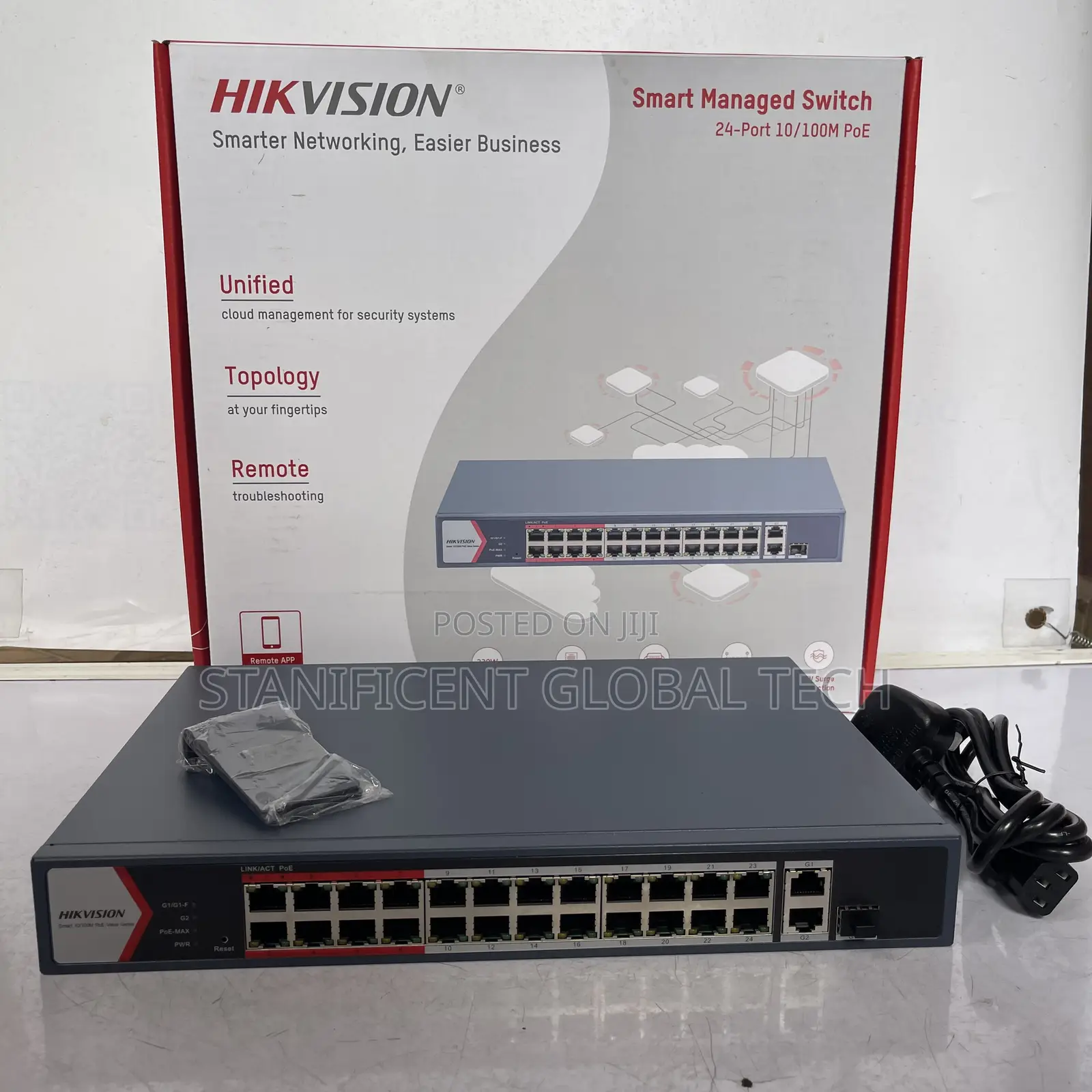 Hikvision 24port Smart Managed Poe Switch