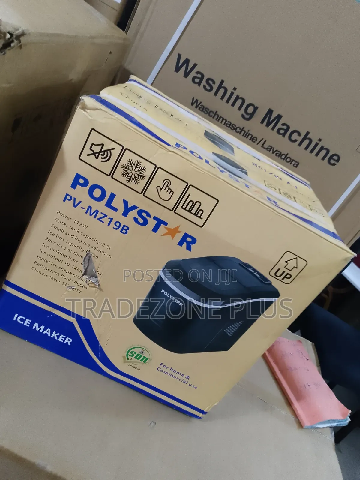 Make Ice in Less Than 10 Min With Polystar 2.2l Ice Maker