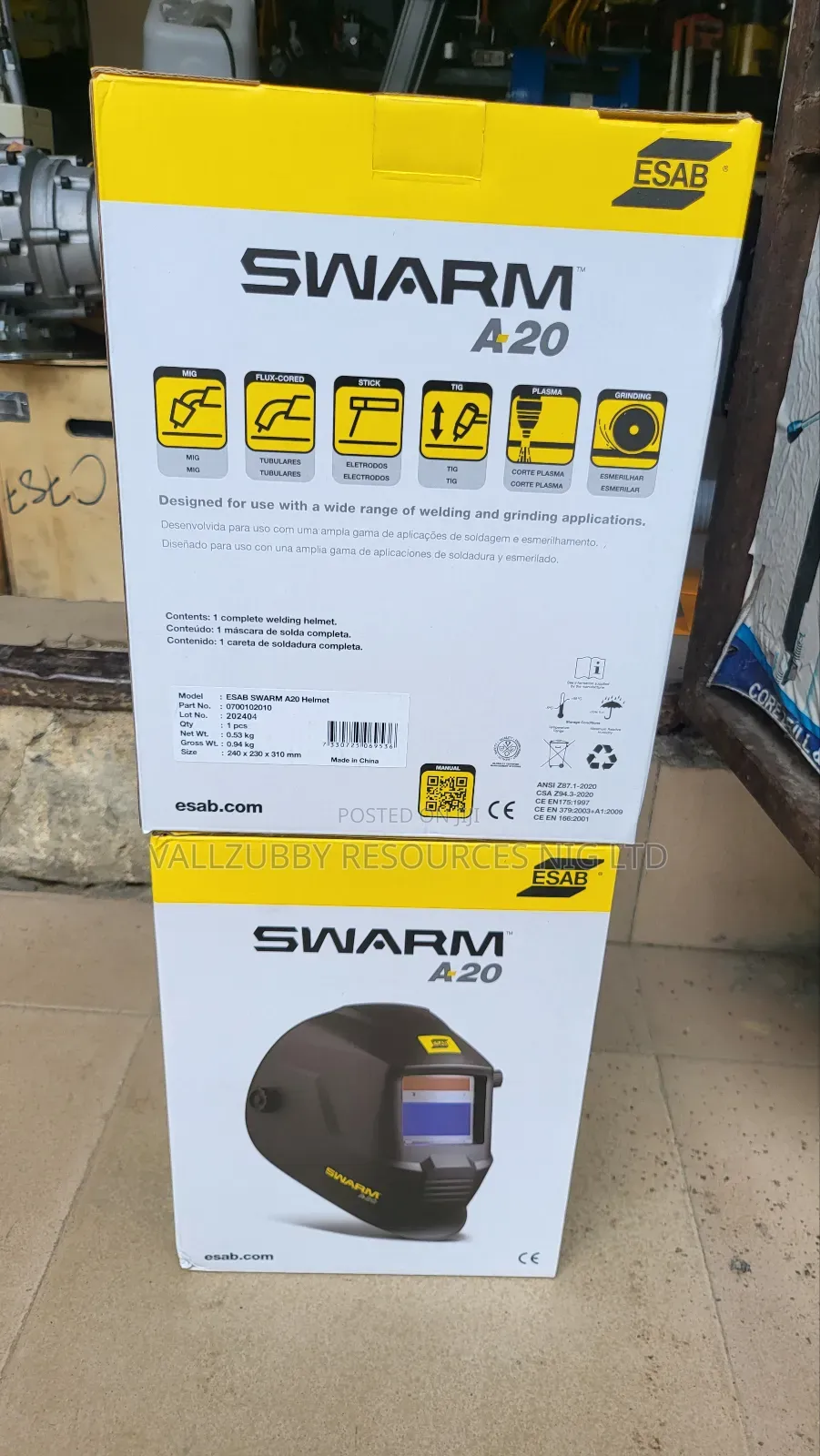 Welding Helmet Esab Automatic