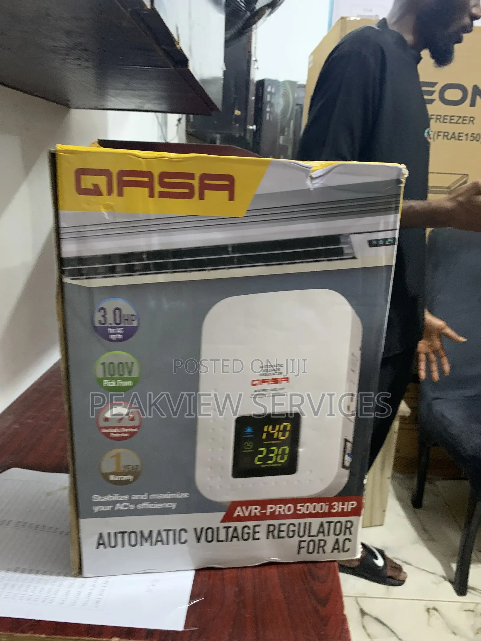 Power With Confidence With Qasa 5000w Stabilizer