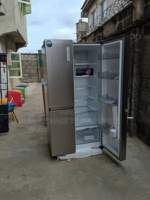 Space-Saving Hisense 87ws Refrigerator-Organized Storage