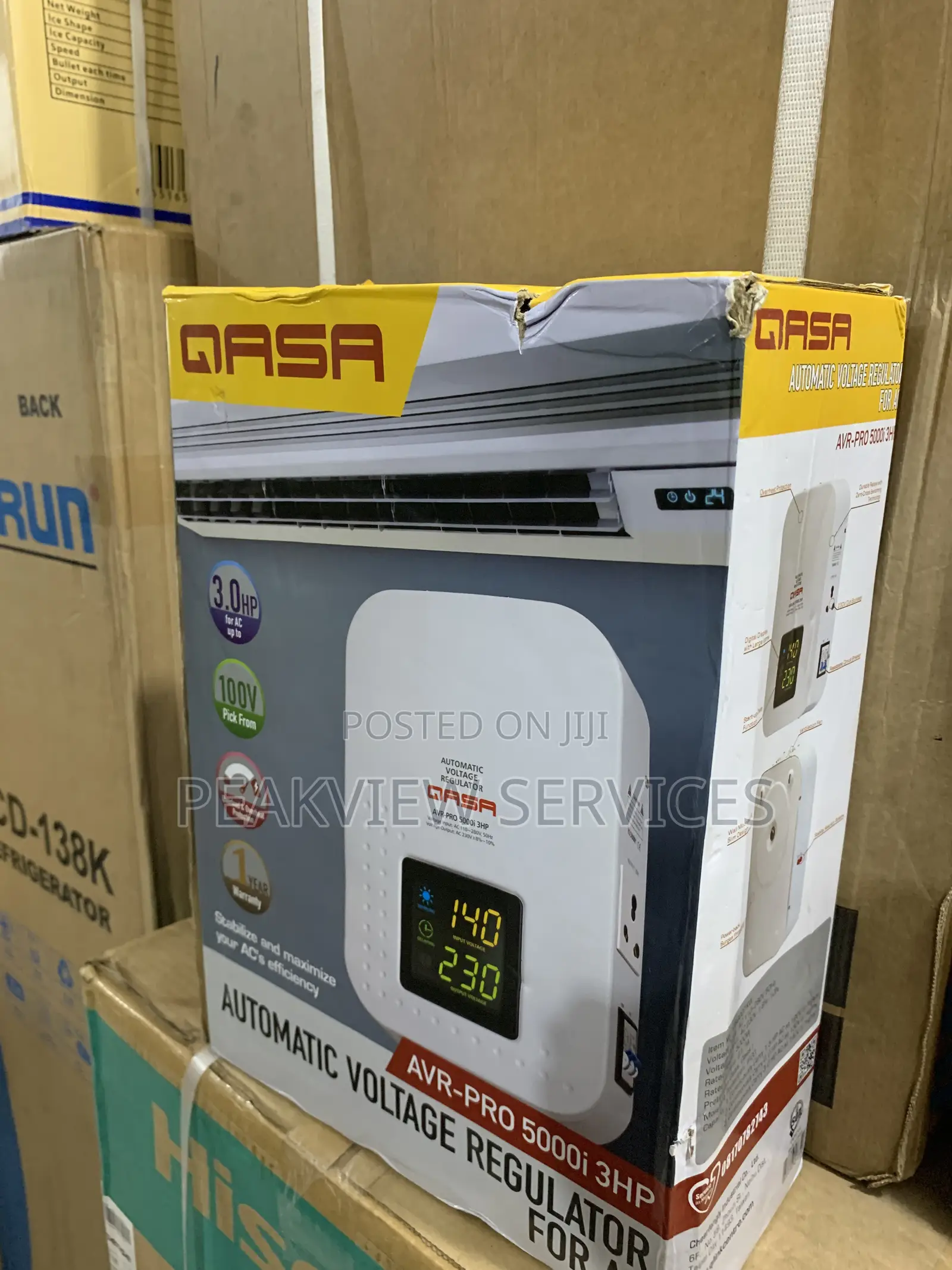 Qasa 5000w Stabilizer With Overload Protection