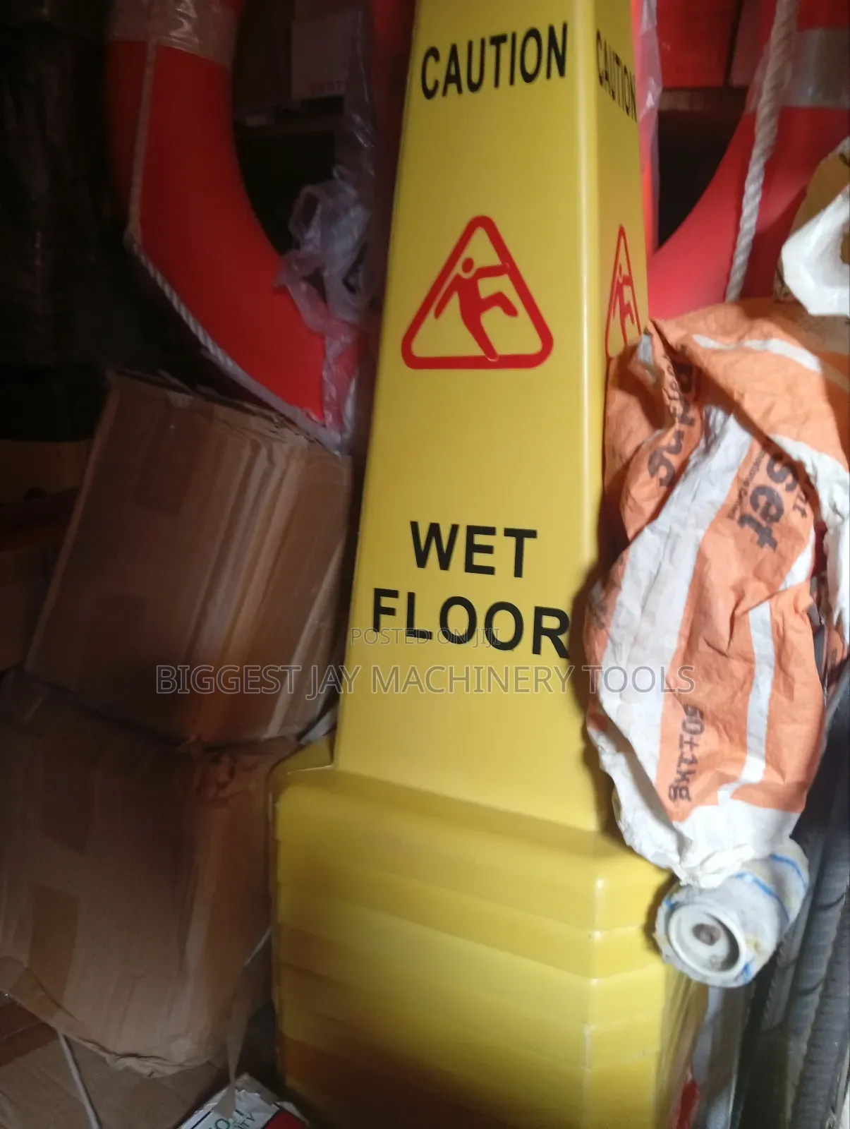 Wet Floor Cone Caution