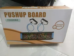 Push-Up Board With Resistance Rope #