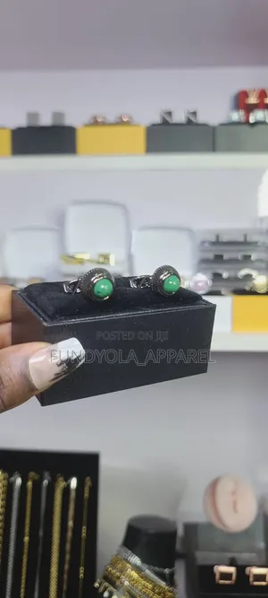 Green Mix Cufflinks