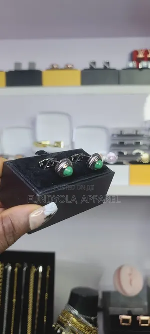 Green Mix Cufflinks