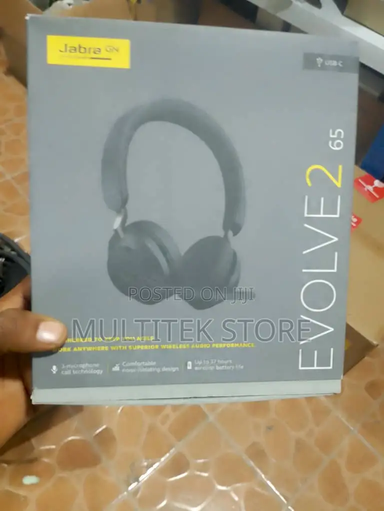 Jabra Gn Evolve 2 65 Wireless Headphone - Usb-C