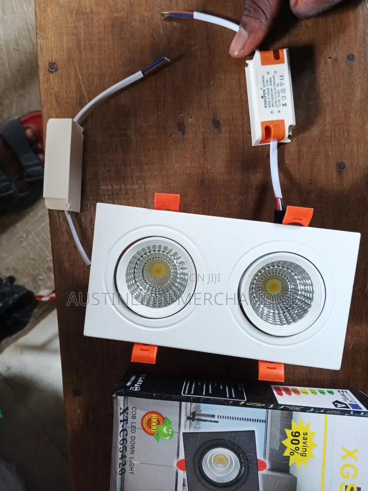 Double Recess Light Fitting