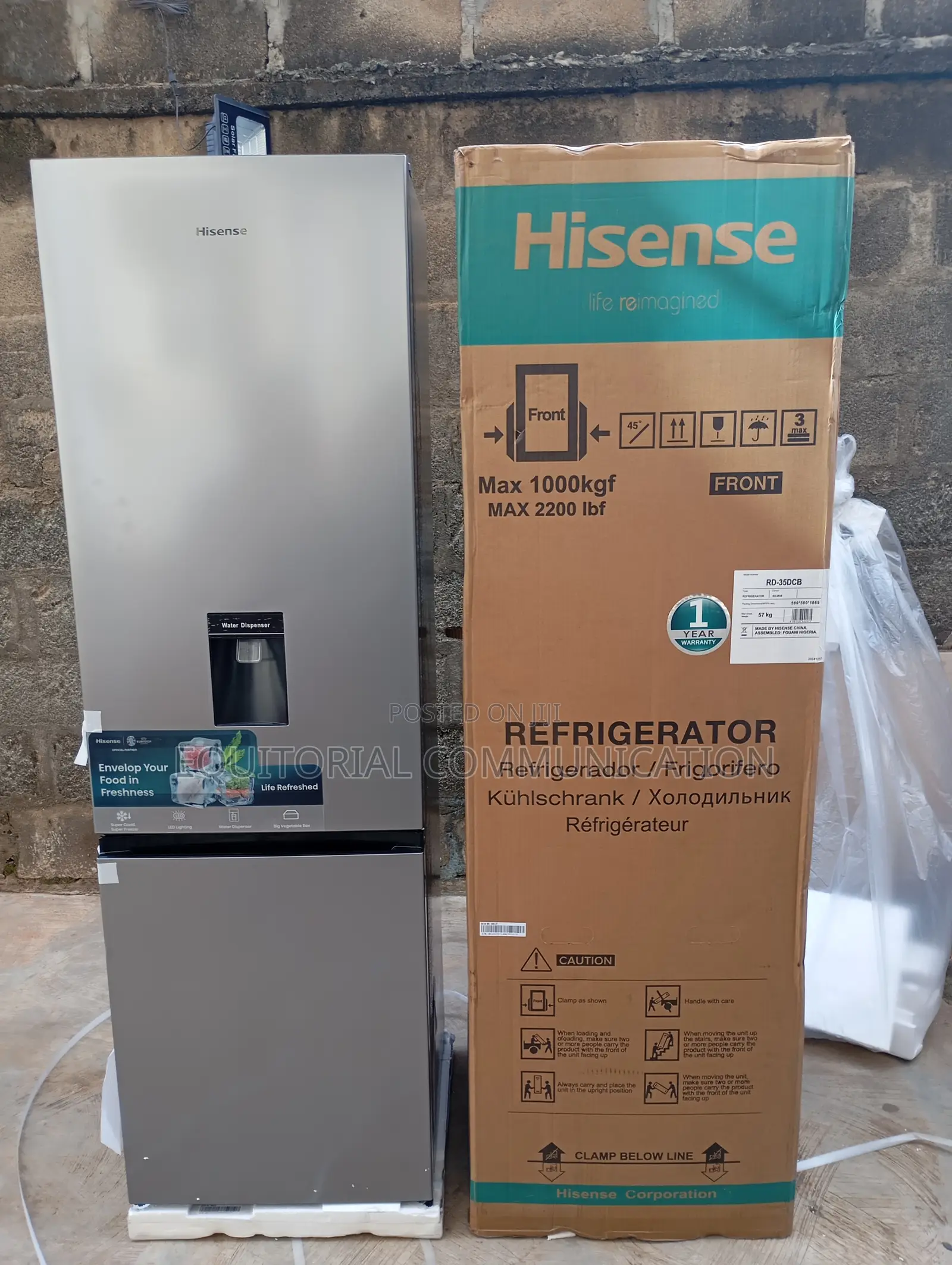 Hisense 264l Bottom Freezer Refrigerator With Multi-Air Flow