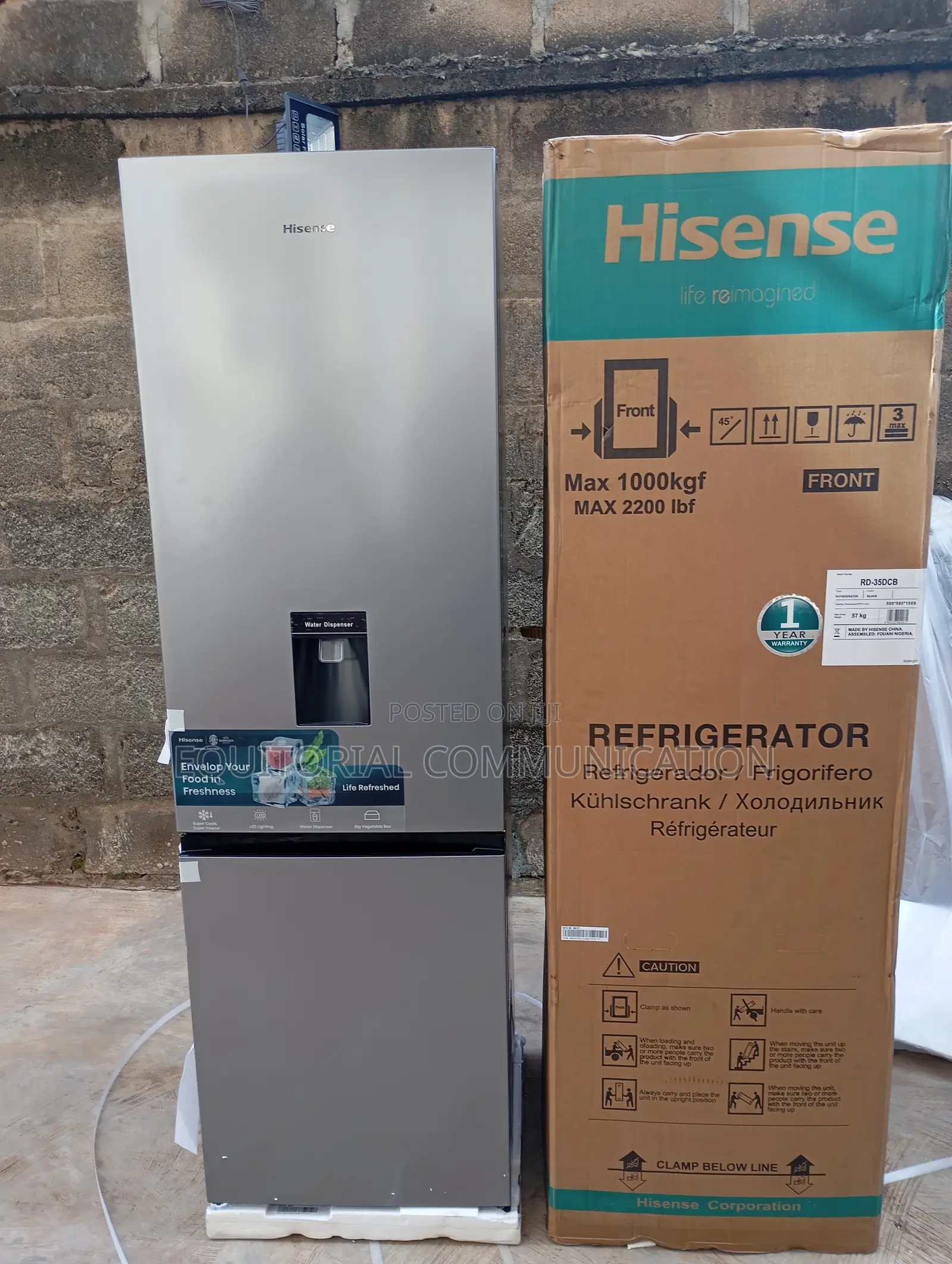 Hisense 264l Bottom Freezer Refrigerator With Multi-Air Flow