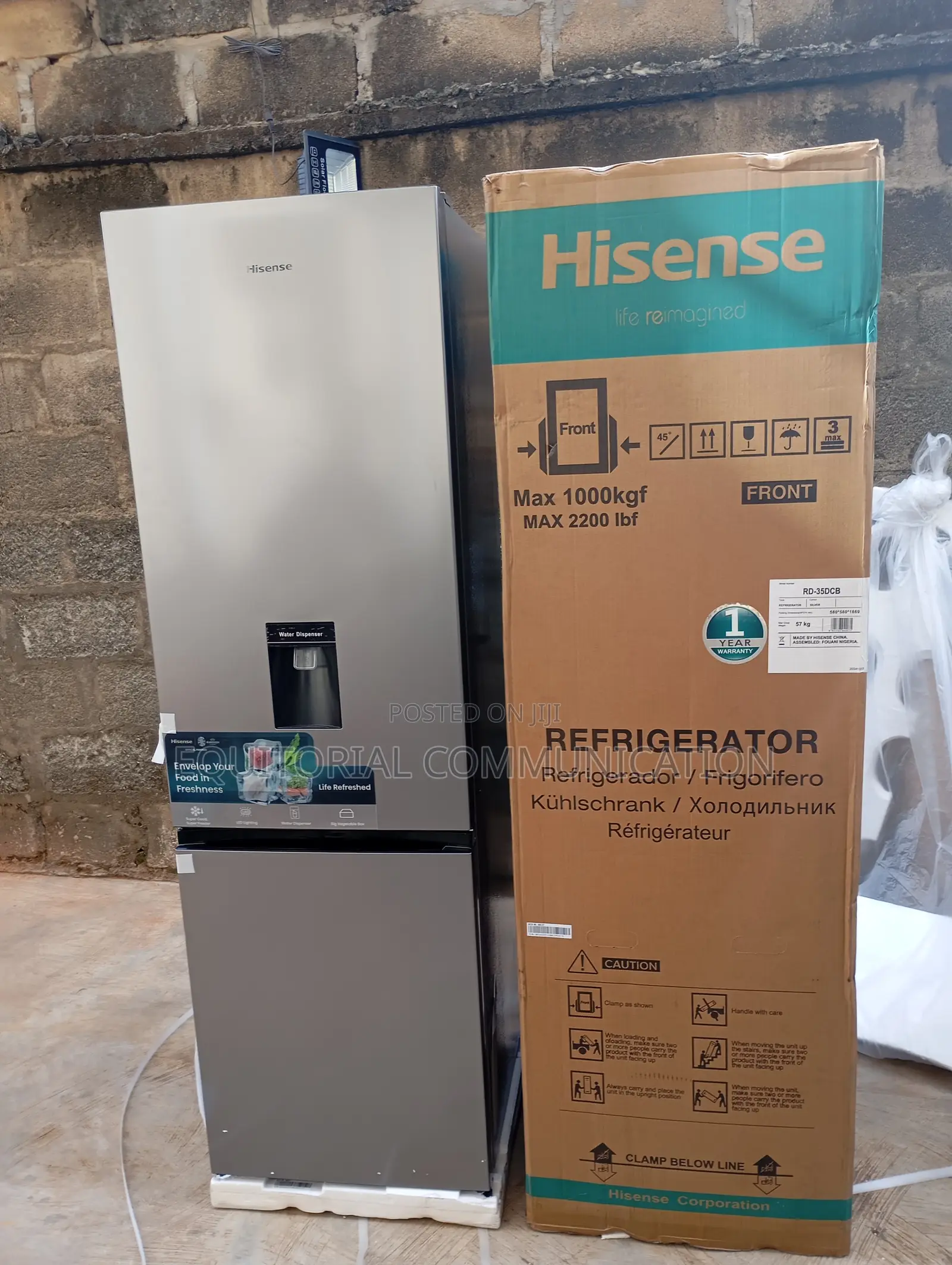 Hisense 264l Dd Refrigerator With Adjustable Shelves