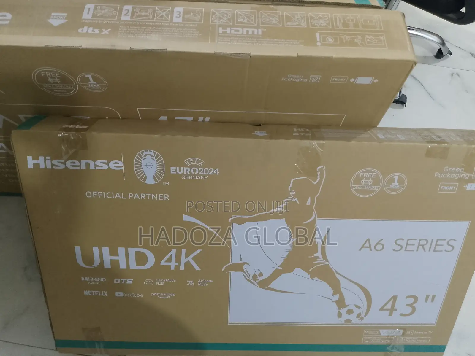 Hisense A6 Series 43" Uhd Tv With Smart Android Interface