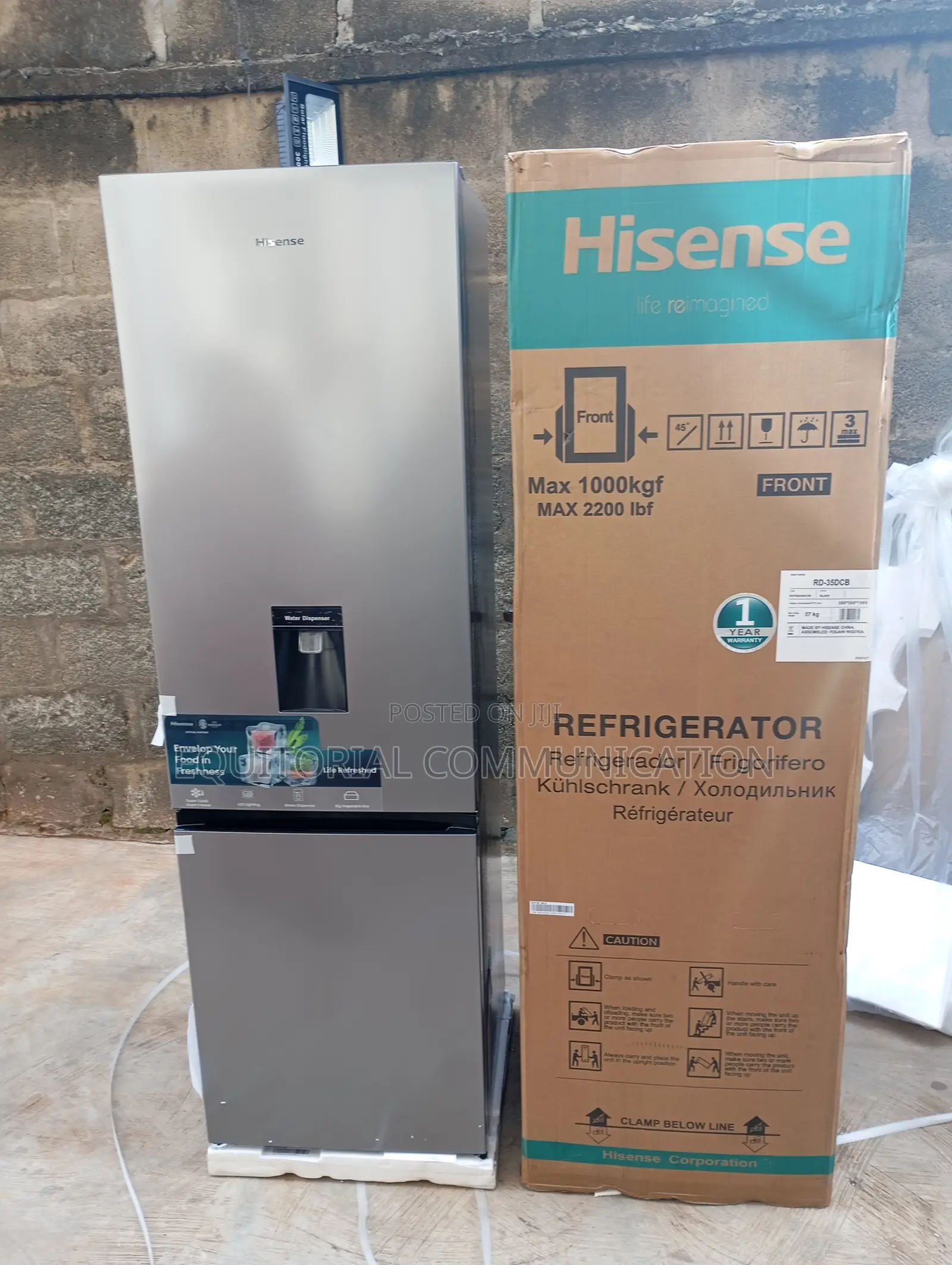 Hisense Silver 264l Refrigerator With Smart Space Management