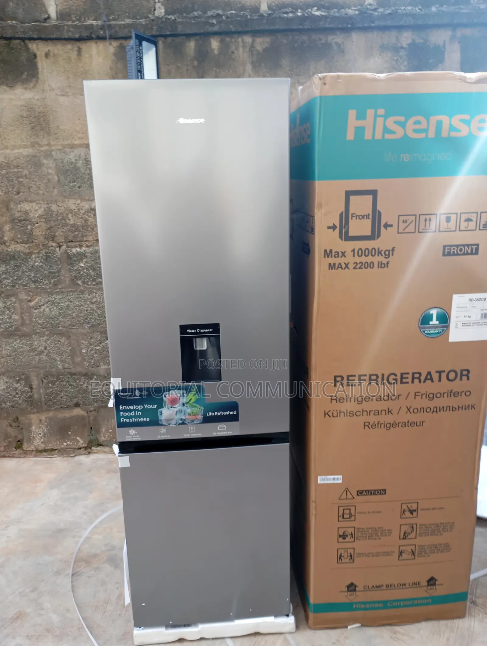 Hisense 35dcb-Rd Refrigerator With Dual Cooling Zones