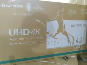 Luxurious Uhd Hisense Tv - Smart Android - 43" A6 Series
